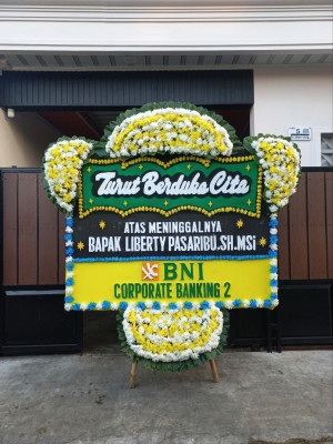 Papan Bunga Duka di Rambang Niru