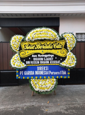 Papan Bunga Duka di Rambang Niru