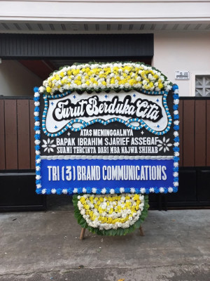 Papan Bunga Duka di Rambang Niru